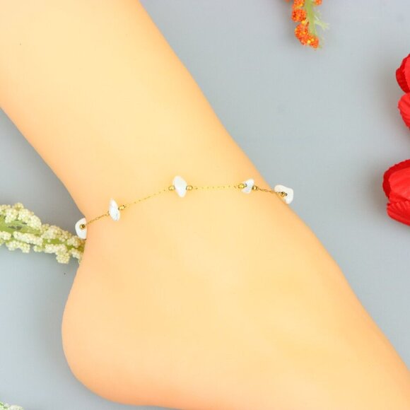 "Handmade Anklet – A Stylish Choice for Women, Thoughtful Gift Idea, EVCH1136 - Picture 3 of 9